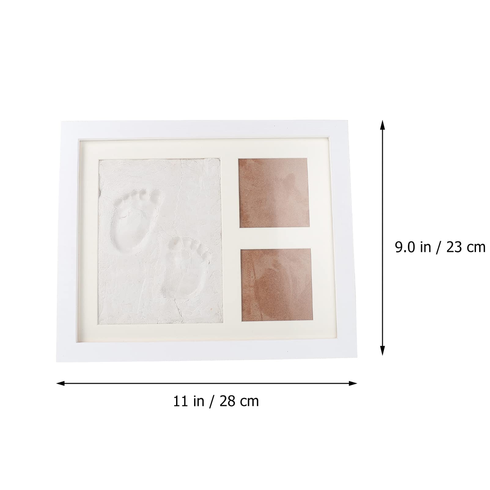 1 Juego Marco De Fotos De Barro Con Huella De Mano Kits De Impresión De Manos Para Pintar Por Número Para Adultos Equipo De Bebé Kit De Molde Almohadilla De Tinta