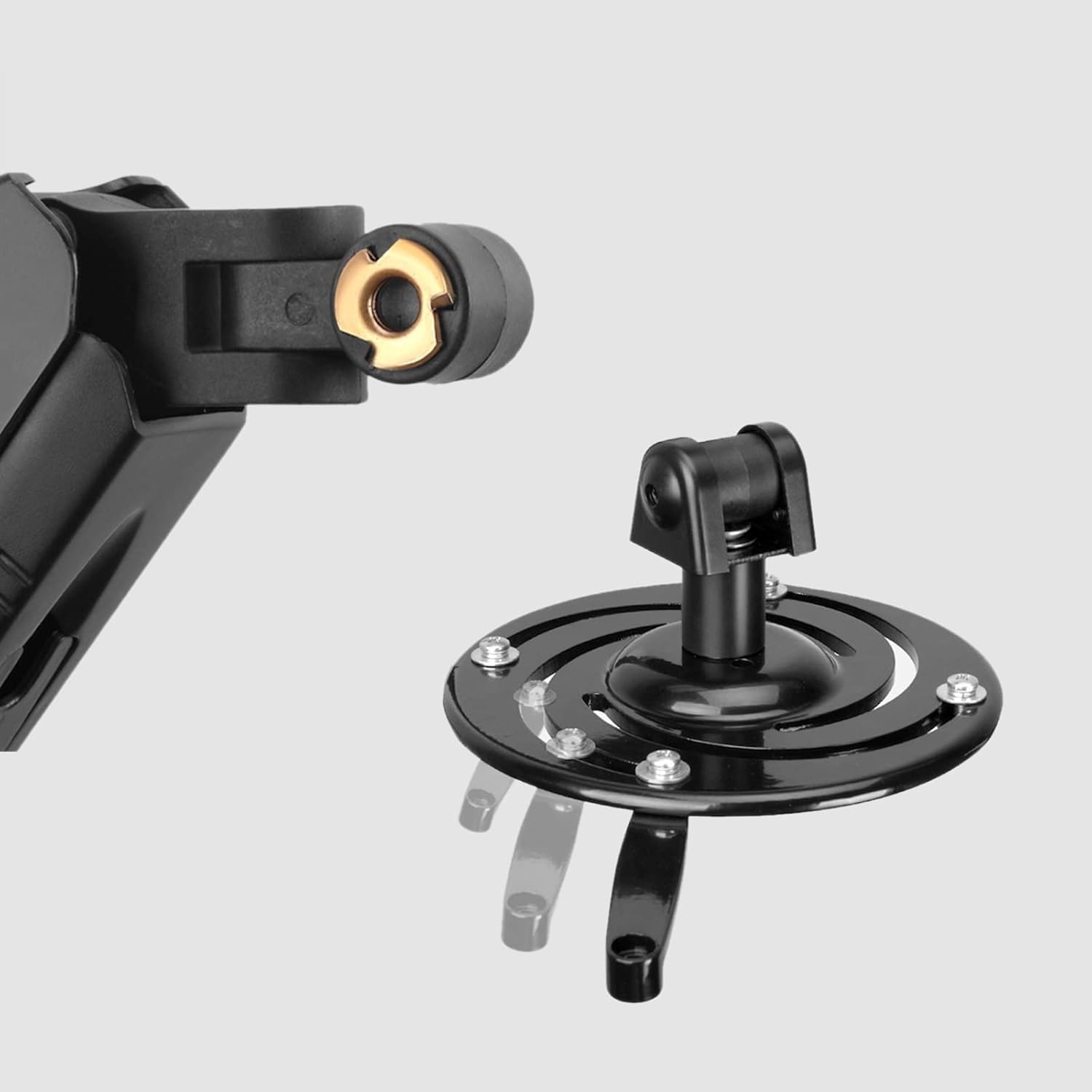 Colgador de Pared Soporte para proyector proyección Universal Estante de Ajuste de cabecera Soporte telescópico para proyector Soporte para proyector Negro