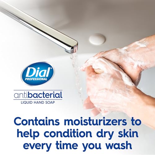 Image of Dial Antibacterial Defense Liquid Hand Soap + Aloe, Spring Water Scent, 1 Gallon Hand Soap Refill, Dermatologist-Tested, Gentle Formula