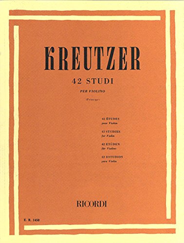 Kreutzer 42 Studi per Violino | Metodo Completo con Tecniche Violinistiche | Esercizi per Violino per Principianti e Avanzati | Risorsa Educativa per Studenti e Insegnanti di Violino