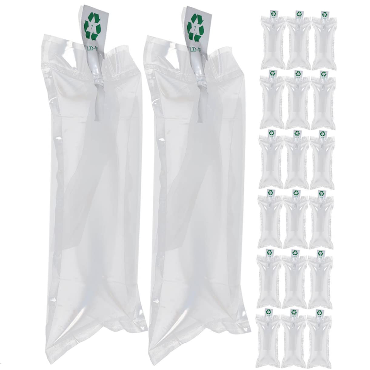 FUNOMOCYA 100pcs Camping Pillow Inflatable Air Pillow for Packaging Air Bag Bubble Pillow Packing