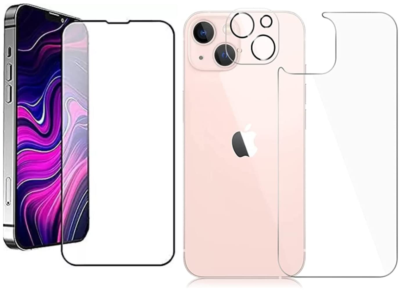 UNIKWORLD iPhone 13 Front and Back Screen Protector Screen,iPhone 13