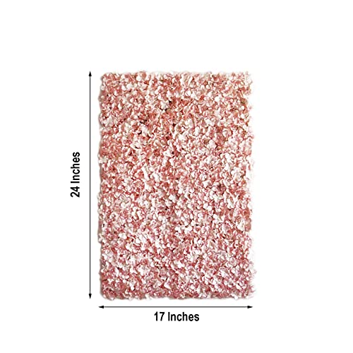 Efavormart 4 Pcs Blush Silk Hydrangea Flower Mat Wall Wedding Event Decor For Diy Centerpieces Arrangements Party Home Decorations #TOP2