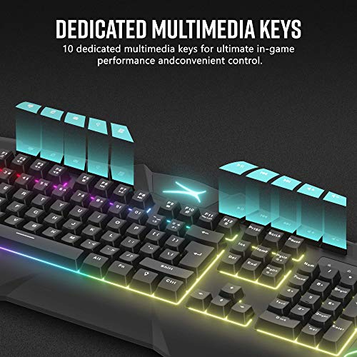Image of Premier Accessory Group Altec Lansing Membrane RGB Gaming Keyboard (M180)