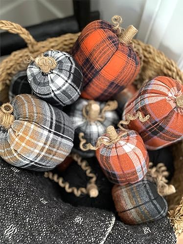 Collins-Painting-Small-Plaid-Fabric-Pumpkin-with-Jute-Accent-Fall-Home-Decor-Pumpkin-Tabletop-Fall-Decor-Rustic-Fall-Home-Decor-for-Autumn Collins Painting Small Plaid Fabric Pumpkin with Jute Accent Fall Home Decor Pumpkin Tabletop Fall Decor Rustic Fall Home Decor for Autumn