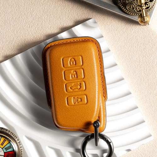 Image of for Lexus Key fob Cover Leather Lanyard Keychain Car Key case Accessories