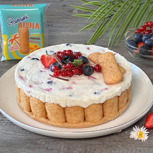 Torta cheesecake con Pavesini e frutti di bosco