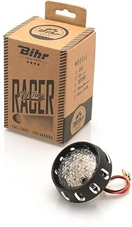 Bihr - Luz Trasera LED homologada, Color Negro