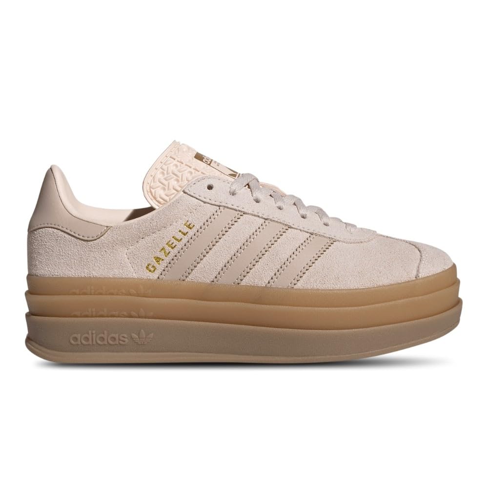 adidas Zapatos Niños Gazelle Bold Rosa Beige