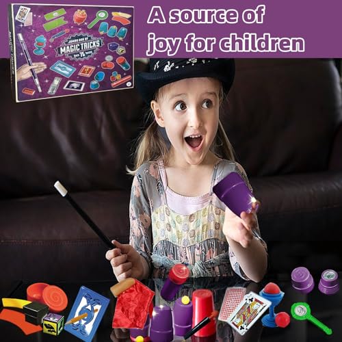 Aszaui Coffret Magie Enfant, Tour de Magie Enfant,Baguette Magique avec et Manuel D'instructions Etape par Etape pour Chaque Magie, pour Garçons, Filles. – Image 6