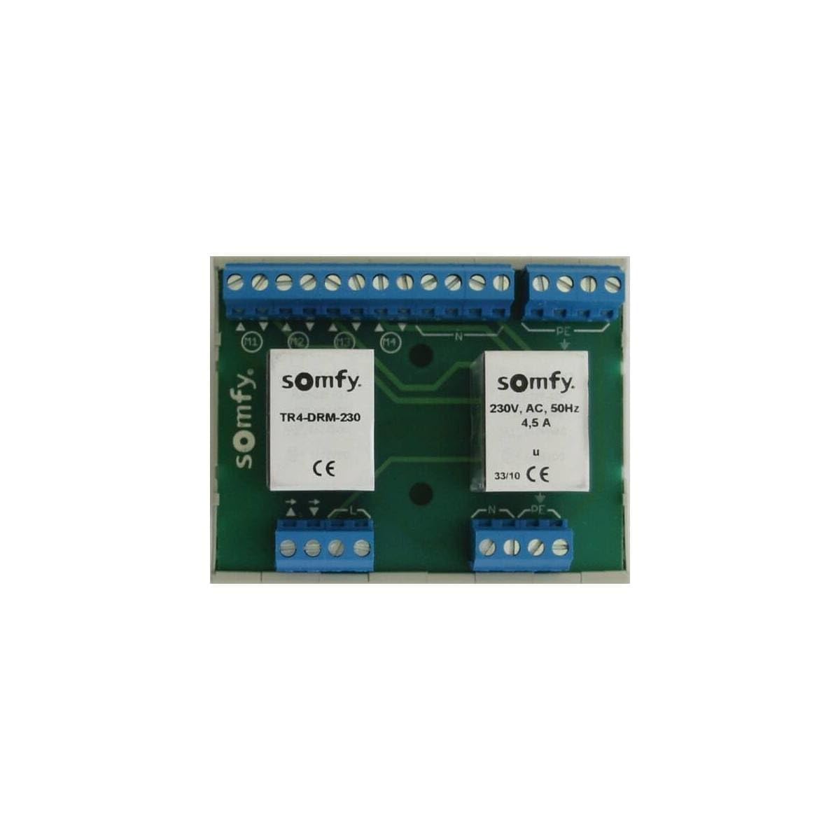 Somfy Trennrelais Hutsch. f.4 Antriebe TR4-DRM-230
