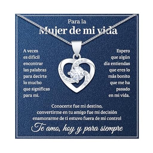 Regalos para tu Novia Originales Collar de Pareja Plateado Regalo Aniversario Pareja Regalo de San Valentín Para Ella Colgante Plata Esposa, Romántico, Navidad, Cumpleaños, Bodas, Enamorados Pulseras | Ya disponible en tu tienda friki favorita! En mundofriki.es! Regalos para tu Novia Originales Collar de Pareja Plateado Regalo Aniversario Pareja Regalo de San Valentín Para Ella Colgante Plata Esposa, Romántico, Navidad, Cumpleaños, Bodas, Enamorados Pulseras | Ya disponible en tu tienda friki favorita! En mundofriki.es!