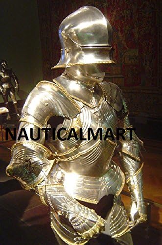 NauticalMart Gothic Suit of Armor 1484 - 15th Century Armor Achduke Costume Wearable Medieval Knight