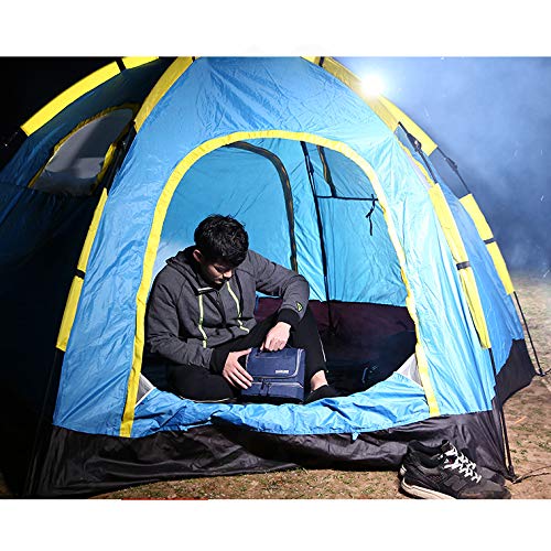 Miniatura 8 de Bolsa de aseo para colgar de viaje, organizador de aseo, bolsa de cosméticos para hombres y mujeres, gran bolsa de maquillaje impermeable, kit de