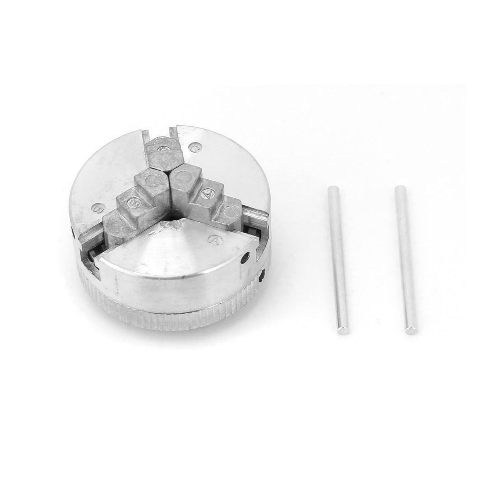 Mini portabrocas Z011, aleación de Zinc, Abrazadera de 3 mordazas, Herramienta de Torno de torneado de Madera for Mini Torno de Metal, Mandril de fresado