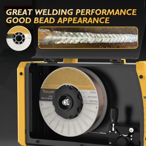 Image of TOOLIOM ER70S-6 0.035 inch Mild Steel MIG Welding Wire 10LB