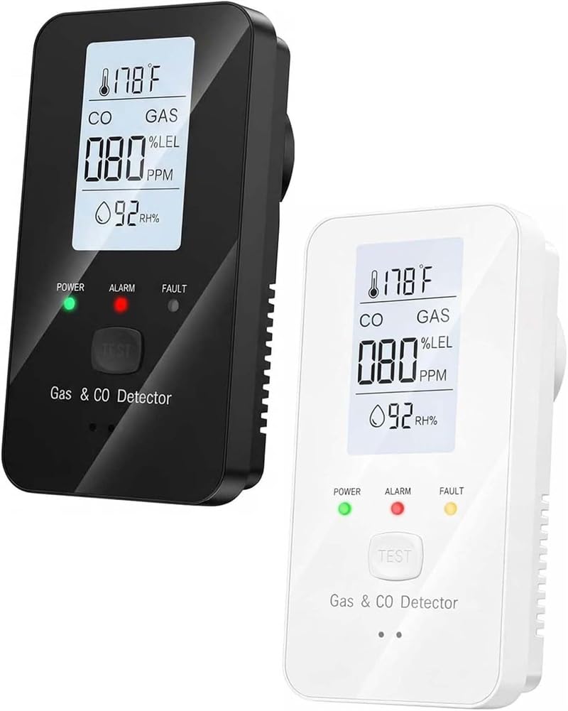 2026 New Steadfast 4-in-1 Detector with LCD HD Screen - Protect Your Home with Haven, Real-Time Display for Home, Apartment, Hotel, Camping RV (Mixed)