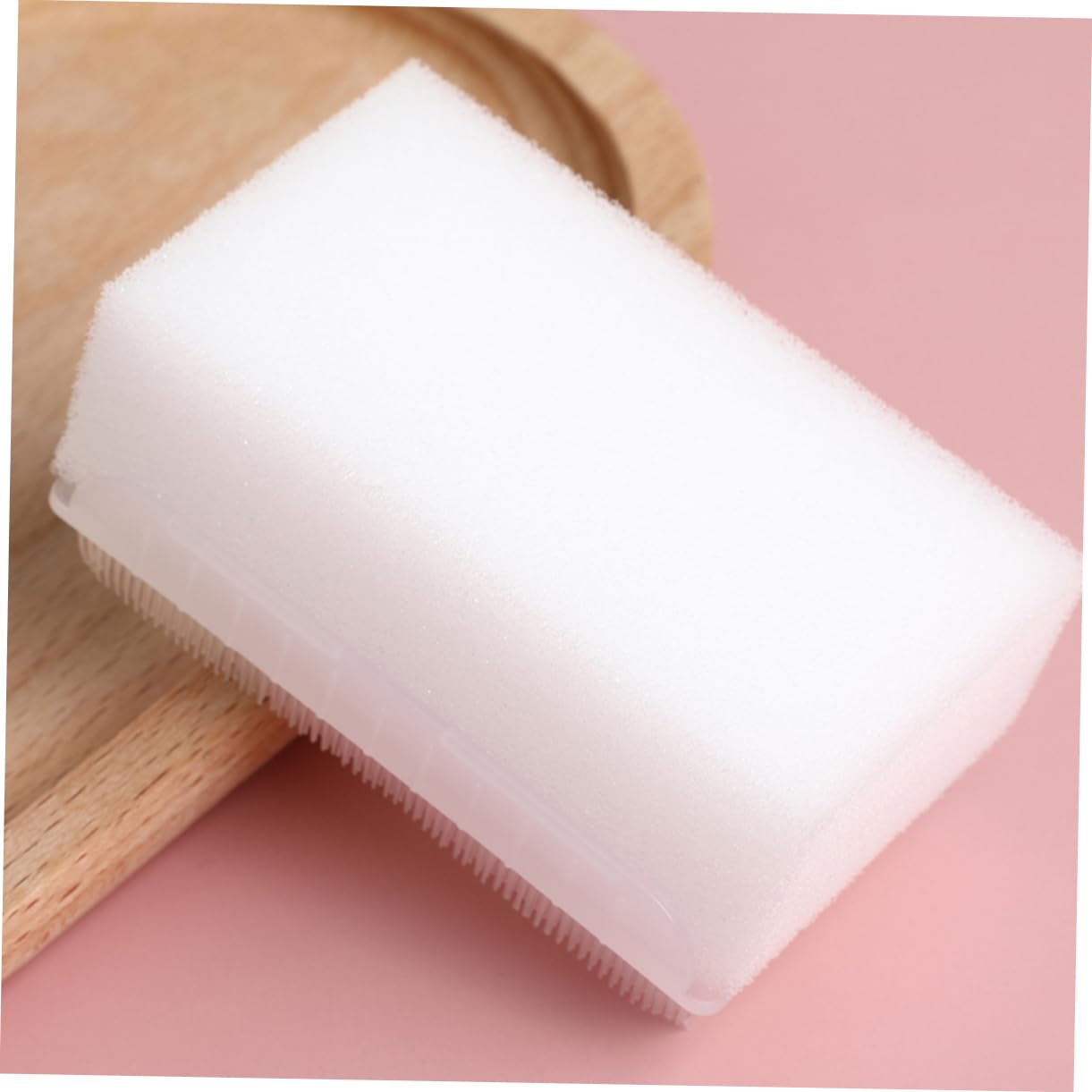 PartyKindom Set 6 Pezzi Spugne Bagno Morbide per Ragazzo Ragazza, Spazzole Sensoriali Facili da Impugnare e Pulire, per Ragazzo Ragazza e Uso Domestico Bianco