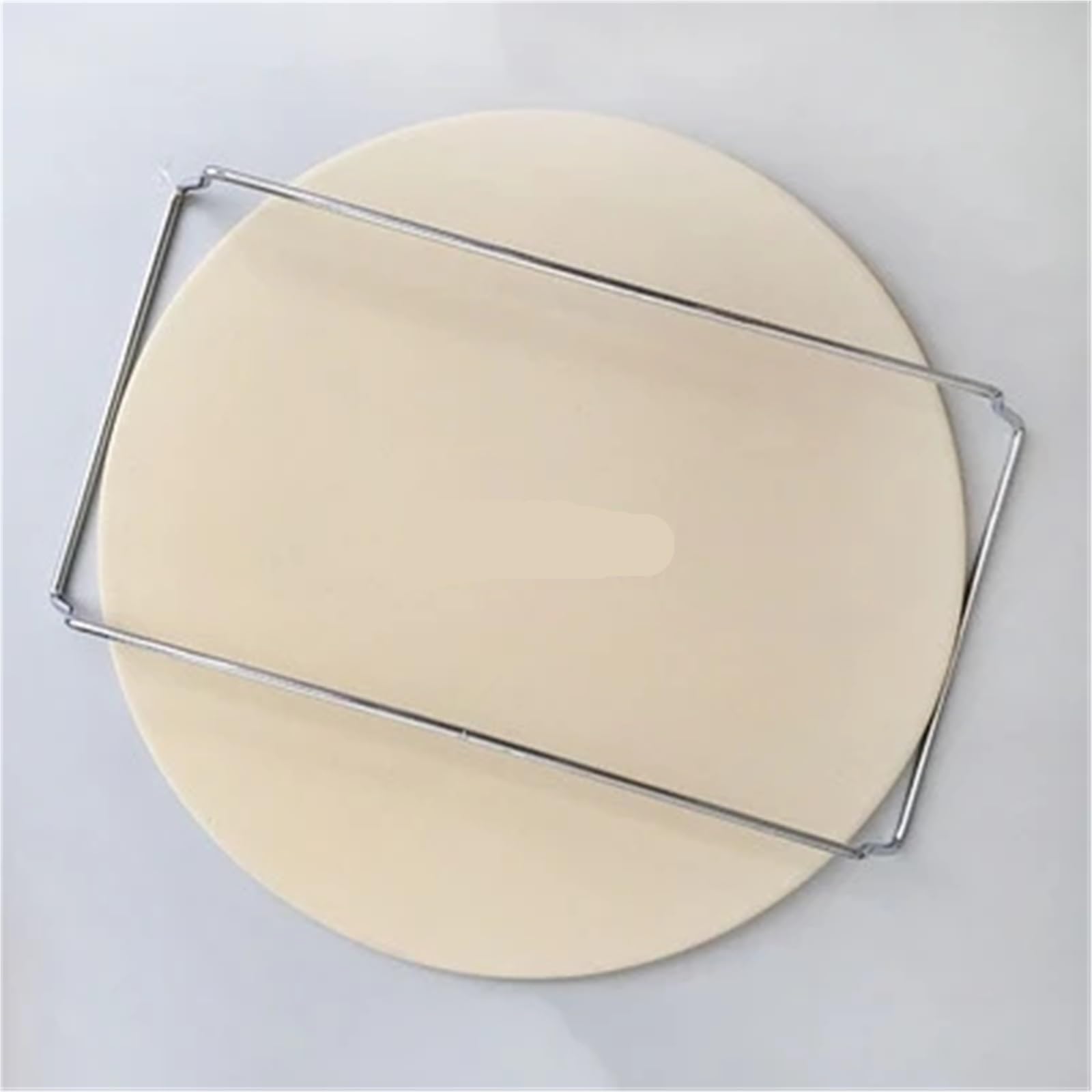 9/11/12/13/15'' Pizzasteinbrett, runde feuerfeste Keramik-Isolierplatte, Pizzapfanne, Pizzastein(15inch 380x11mm)