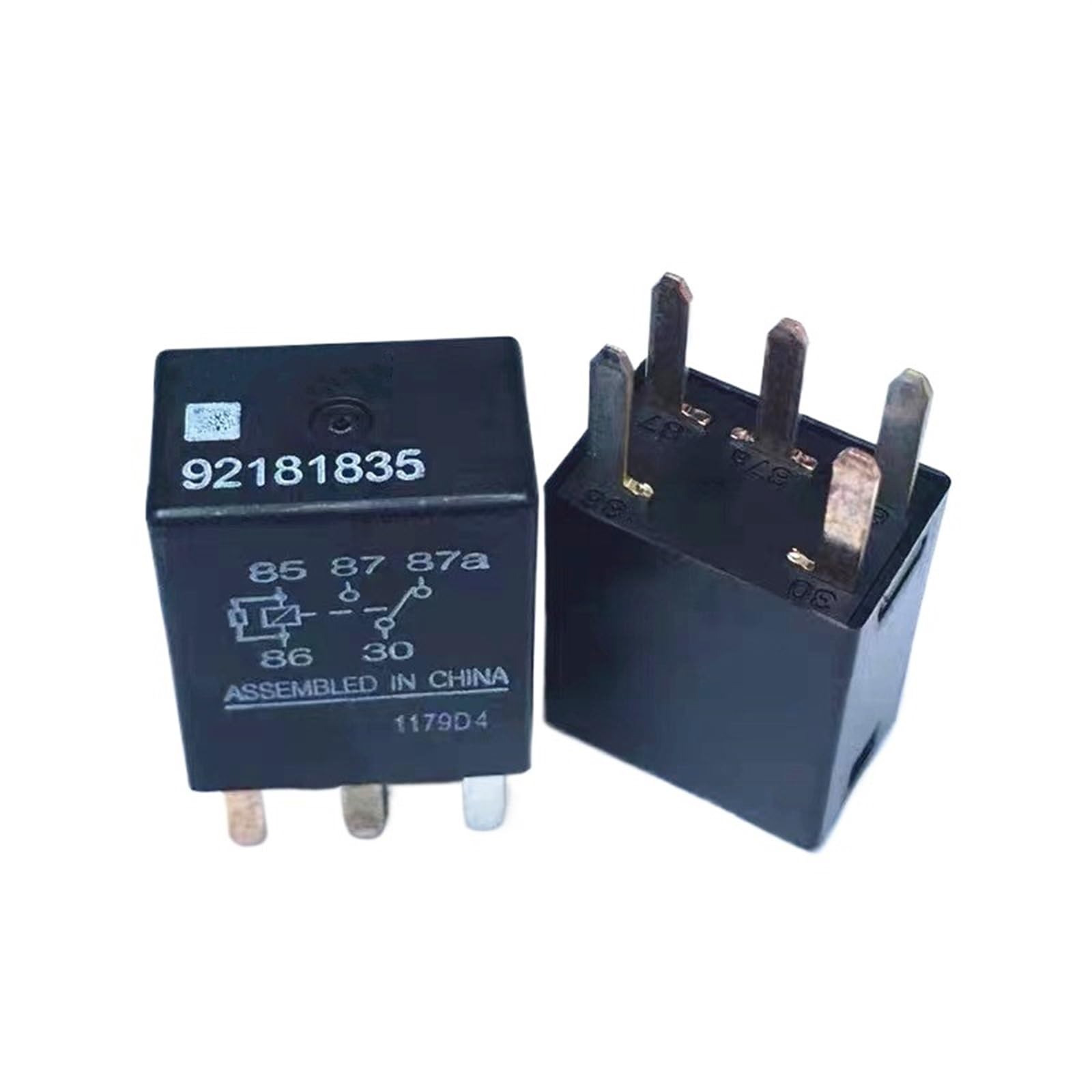 1PCS 2PCS 5PCS 92181835 relé de bloqueo de puerta de bomba de combustible 92181835 12V 5 pines(2PCS 92181835)