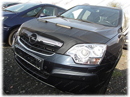 Hood Bra Front End Nose Mask Compatible with Saturn VUE, Opel Vauxhall Antara, Holden Captiva 5 Since 2006 Bonnet Bra STONEGUARD Protector Tuning