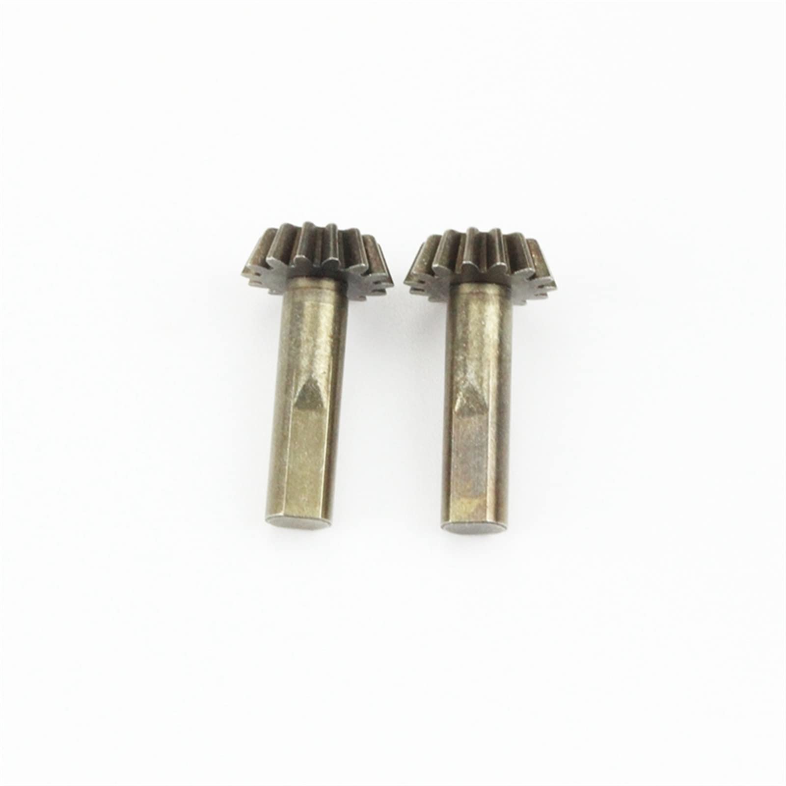 GRESIK Step Miter 2Pcs Spiral Bevel Gear Metal Bevel Gear for 104001 Racing Car Gear 1/10 Electric Car Upgrade Parts Spare Accessories spur Bevel