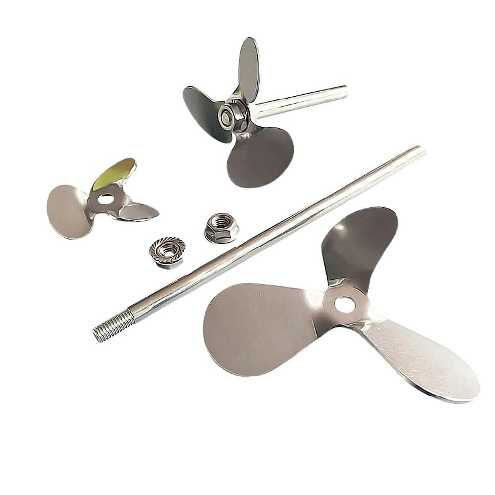 Barra agitadora de acero inoxidable 304 for laboratorio Barra agitadora de paleta de tres palas Tres hélices for mezclador de laboratorio(Three leaves 120mm)