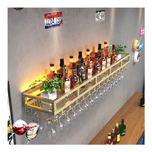 La Mejor Selección de Vinotecas , tabla con los diez mejores. 47 Botellero Vino Pared para Vinoteca Wine Rack Garrafeira de Vino Mueble Mini Bar para Casa Salon Cocina Esquineras Con Soporte para Copas y Luz para Sala de Estar