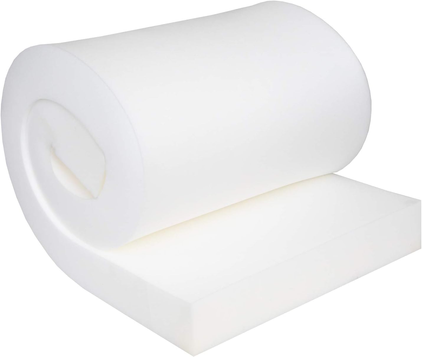 Replacement Seat Cushion Upholstery Foam Pad for Sofa or Chair, 4" x 24" x 82" CertiPUR-US Certified, Extra Long