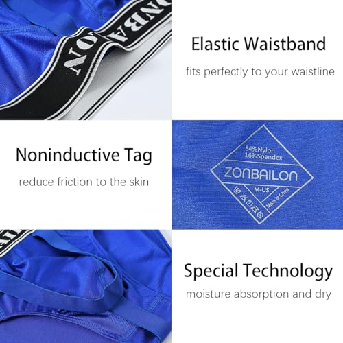 Mens Bulge Enhancing Briefs Ice Silk Underwear Ball Pouch with Support Strap Silky Smooth Sexy Bikini4