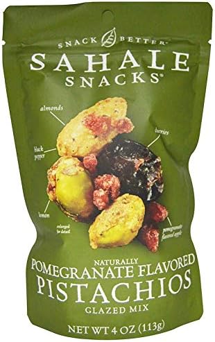 Glazed Mix, , Naturally Pomegranate Flavored Pistachios, 4 oz- pack of 5