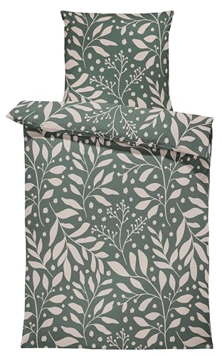 one-home Jersey Bettwäsche kuschelig Weiche Baumwolle Bettbezüge mit...