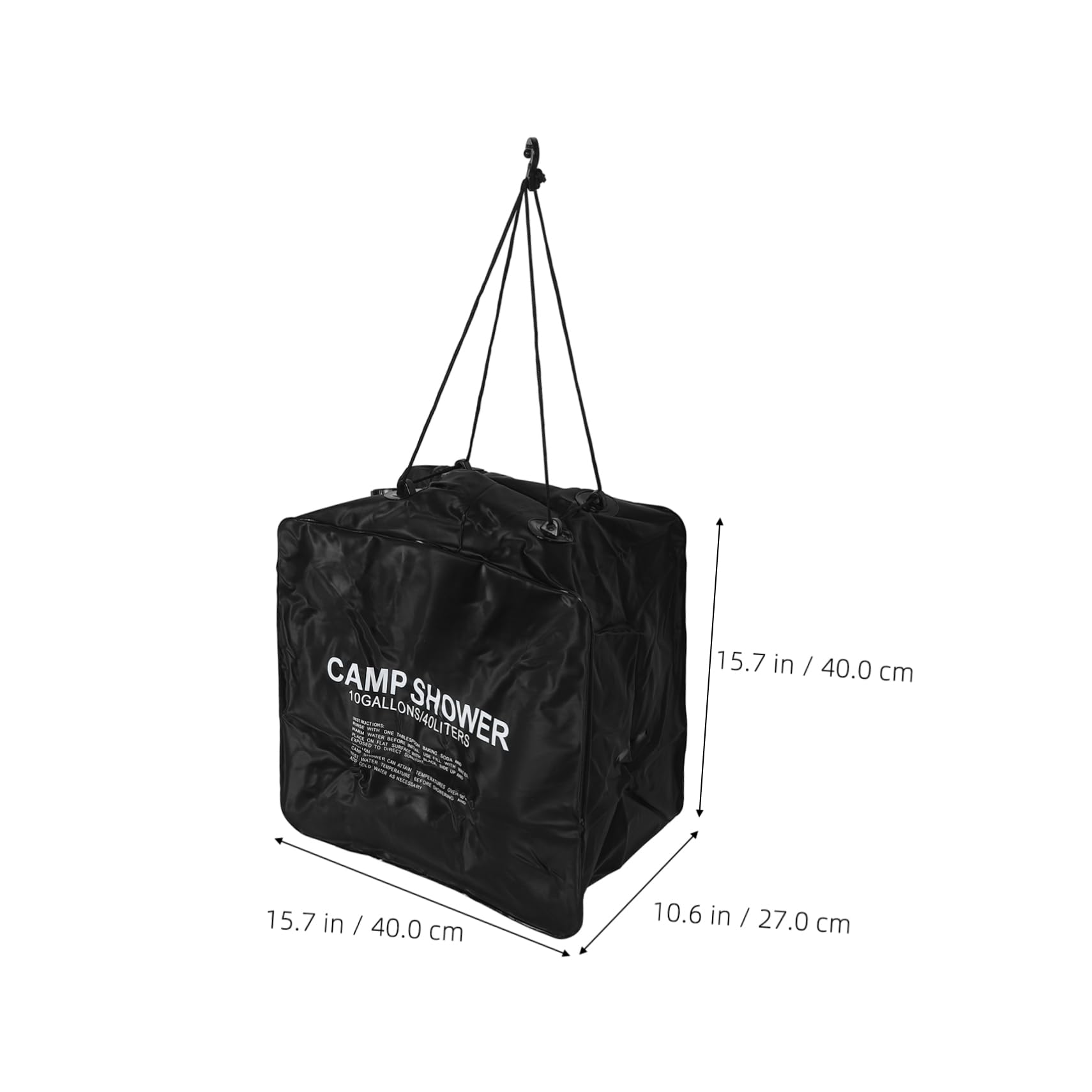 BESPORTBLE Camping Shower Bag with Solar Water Heater Portable Outdoor Shower Easy to Carry