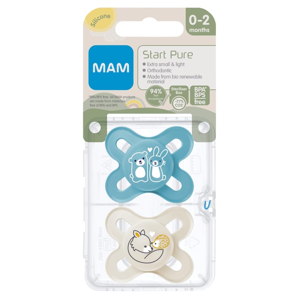 MAMStart Pure 0-2 Months, Pack of 2