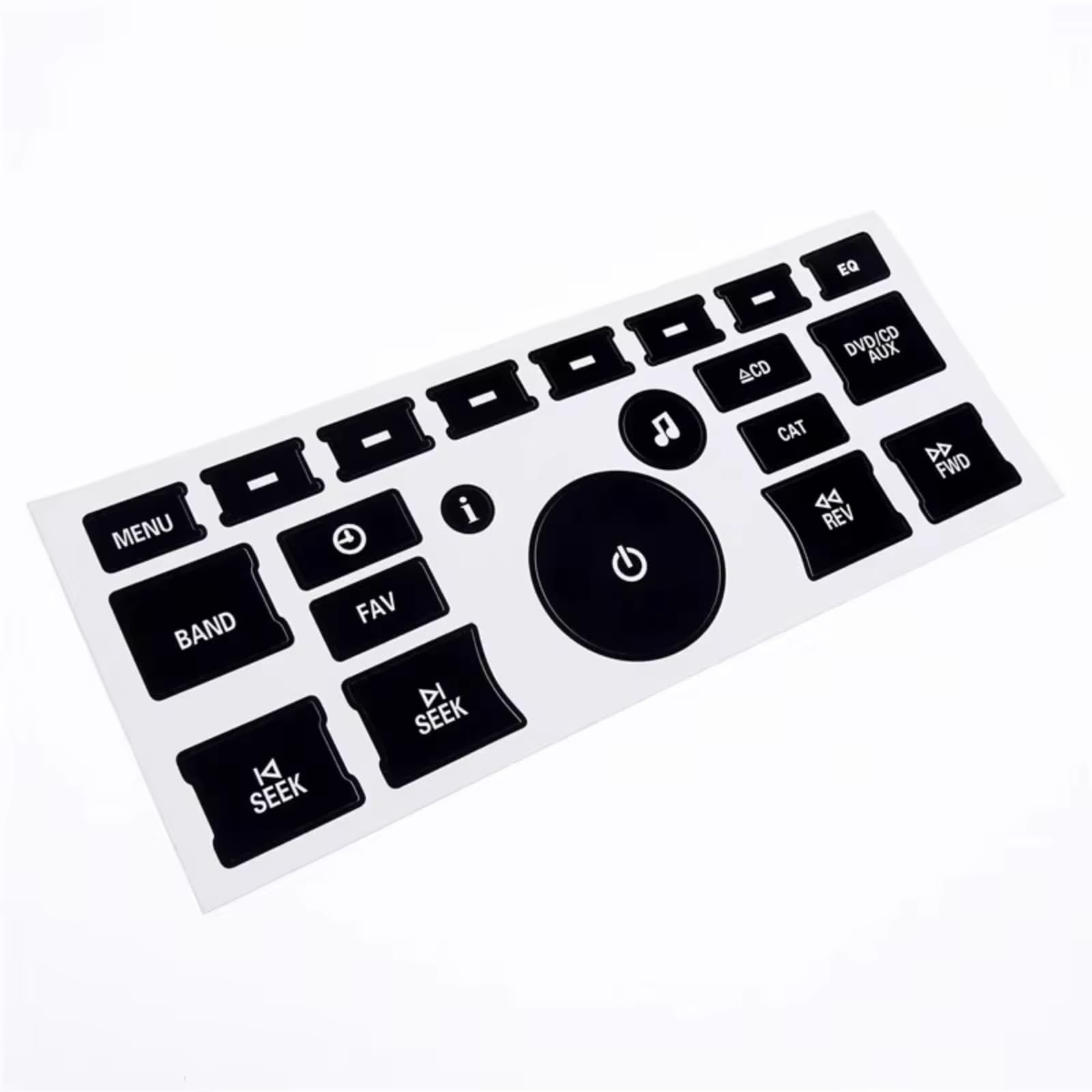 Modification Interior Compatible with A4 B6 B7 2000 2001 2002 2003 2004 Car Air Condition AC Climate Control Button Repair Stickers Decals Accessory