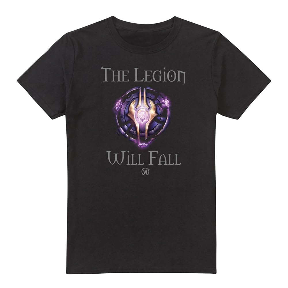 Cotton Soul World of Warcraft The Legion Mens T Shirt, Black