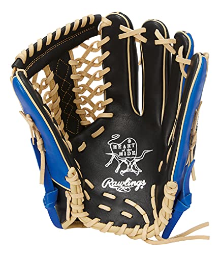 ローリングス(Rawlings) 野球用 大人用 グラブ グローブ レディース ソフトボール用 女性専用 HOH® DP COLORS [オールラウンド用] サイズ12.0 インチ GS1FHDS66 ブラック/ロイヤル ※右投げ用 2枚目