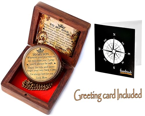 to-My-Son-Compass-with-Wooden-Box-Mom-to-Son-CompassFather-to-Son-Gifts-to-My-Grandson-Graduation-Day-Gifts-for-Son-Birthday-Baptism-Graduation-Confirmation-Communion-Compass-for-Women-Men