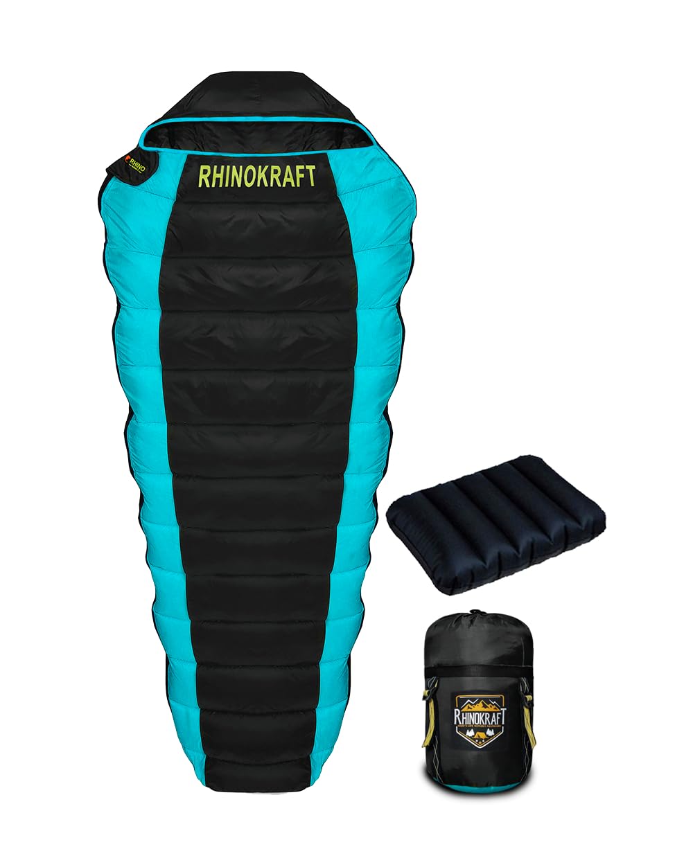 RhinoKraft Camping Sleeping Bag - 3 Season Warm & Cool Weather - Summer, Spring, Winter, Lightweight, for Adults & Kids - Camping Gear Equipment, Traveling and Outdoors (B09PLB799C) Amazon Price History, Amazon Price Tracker
