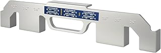 6-in-1 Framing Tools, Set – Fits 12/14/ 16/18/20/24 Stud Spacing – Adjustable Cast Aluminum Wood Framing Jig – Heavy-Duty, Rust-Resistant, Portable, Precision Carpenter Jig