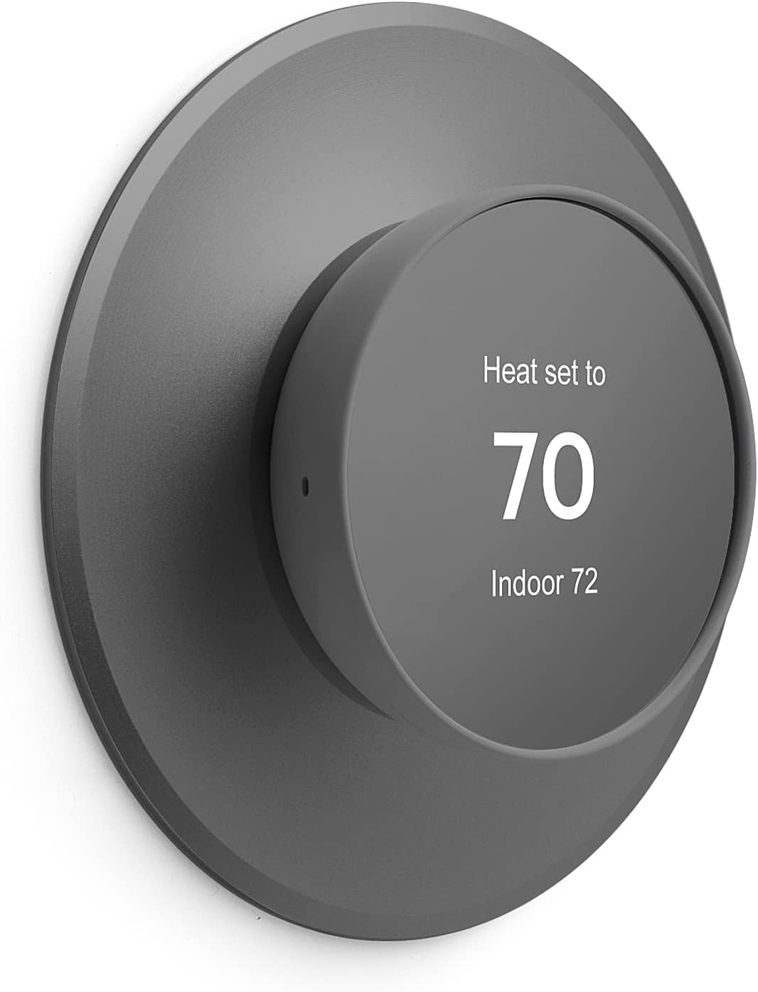 Metal Nest Wall Plate for Google Nest Thermostat 2020, Trim Kit, Charcoal