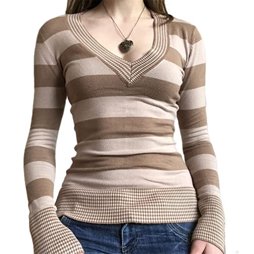 Image of Grunge Clothes for Women Y2K Tops Long Sleeve Fairy Grunge Aesthetic Shirts Teen Girls Vintage Graphic Tees Fall