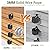 JASEON 8FT Straight Garden Pathway Walkway, Outdoor Roll Out Non-Slip Weather Resistant Wooden Walkway with Wire Rope Connection for Backyard, Beach, Wedding Party Pathways (8 FT)