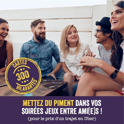 ZENAGAME Le Traquenard Le Jeu Alcool de 300 Cartes Fun et Hilarantes pour tes Soirées Posées ou Endiablées Jeux de Société Jeu Adulte - vue 5