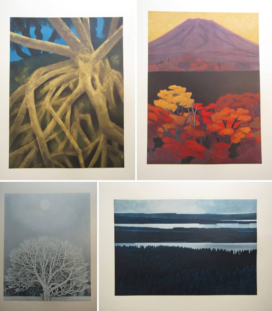 Amazon.co.jp: 東山魁夷「代表作十二選」画集12枚 限定第220番