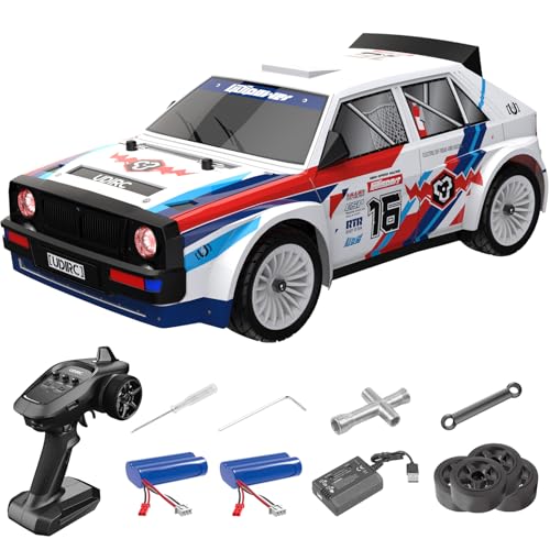 Losbenco RC Drift Car 1/16 Scale 30+MPH Remote Control Car, Upgraded Brush Motor RC Off-Road Car...