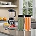 JARMING COLLECTIONS 16oz Glass Spice Shakers with Lids – Set of 2 Large Seasoning Containers with Shaker Tops for Kitchen, Pantry & Herb Storage
