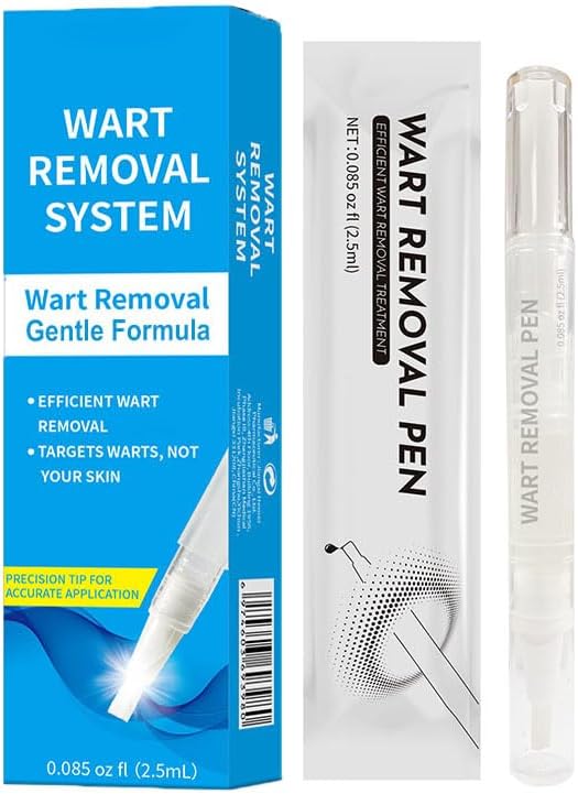 Skin Wart Removal for Face & Body - Mole and Wart Remover Serum, Fast Acting Removal for Plantar, Common & Flat Wart, Suitable for Sensitive Skin(0.085FL.OZ)