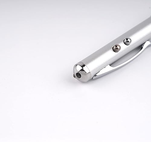 Miniatura 7 de Bolígrafo multifunción de metal, lápiz capacitivo para pantalla táctil, linterna con luz blanca, infrarrojos, regalos creativos de Navidad y