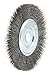 Forney 72745 Wire Bench Wheel Brush, Coarse Crimped with 1/2-Inch and 5/8-Inch Arbor, 6-Inch-by-.012-Inch